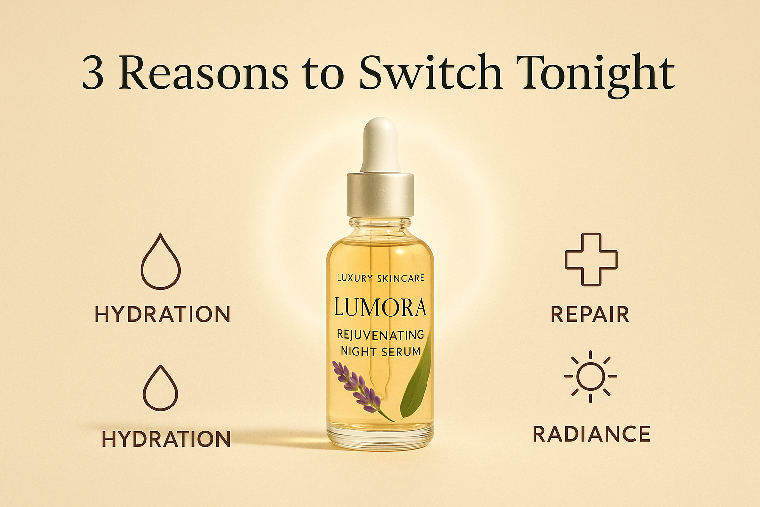 Serum Benefits Display