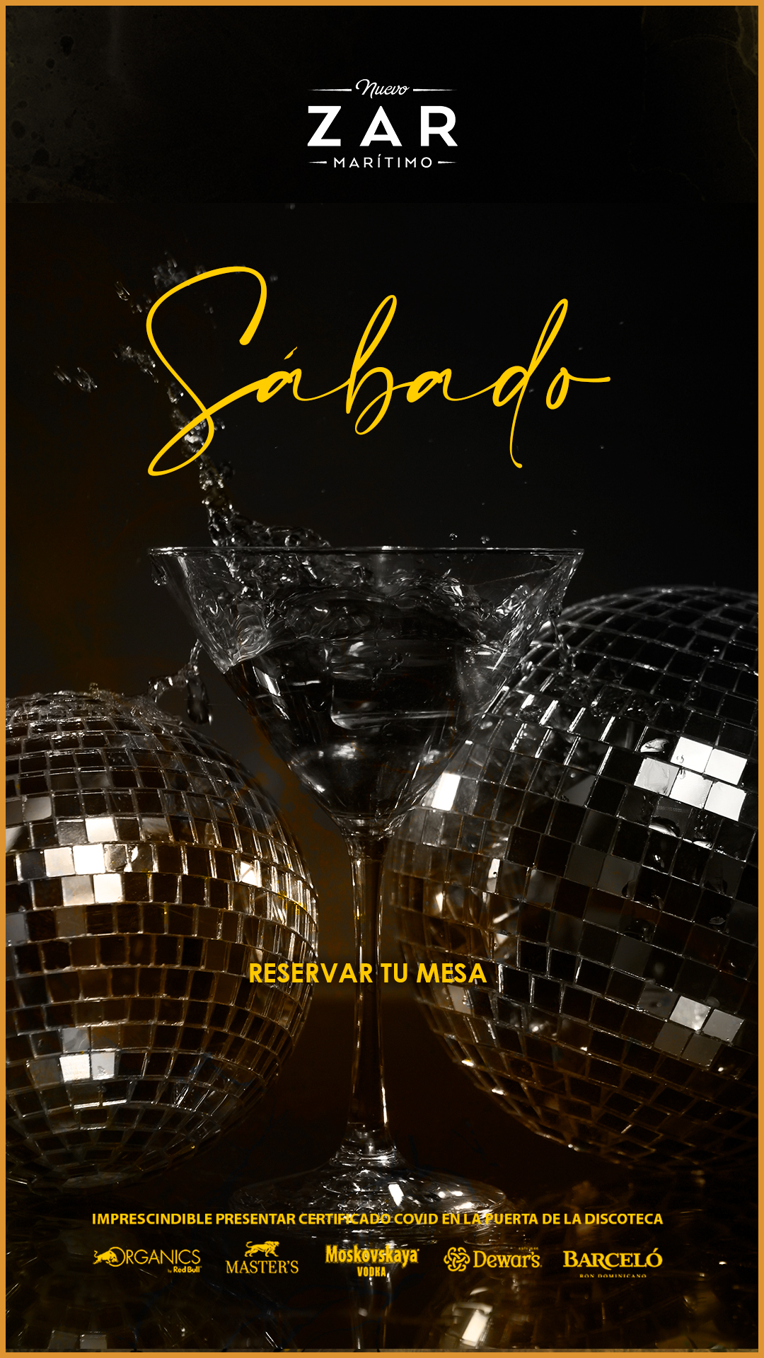 Banner de evento especial Zar Marítimo